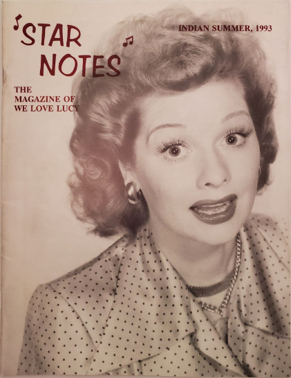 STAR NOTES magazine side cover Issue 4  Vol 3 # 4 Summer 1993