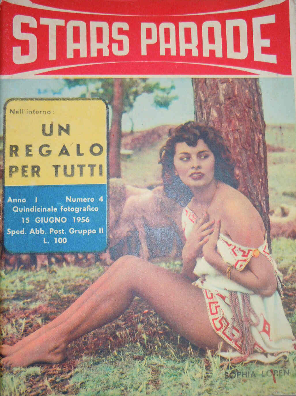 STARS PARADE magazine side cover Issue 4 15 June 1956