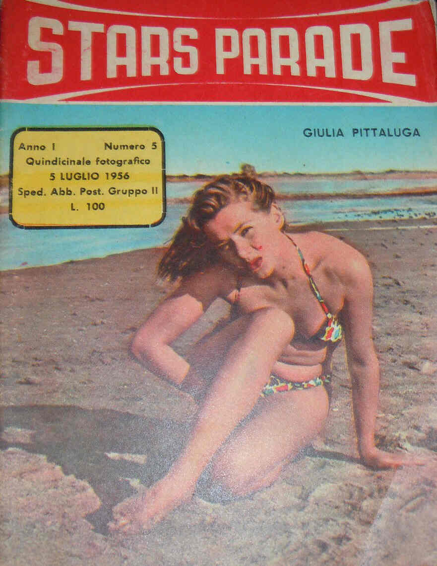 STARS PARADE magazine side cover Issue 5 5 July 1956