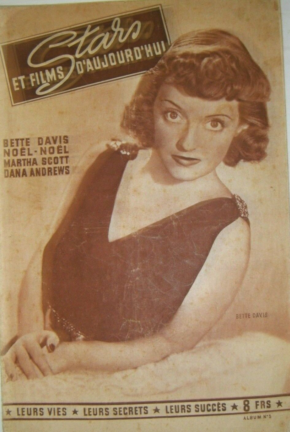 STARS ET FILMS D AUJOURD HUI magazine side cover Issue 5  1946