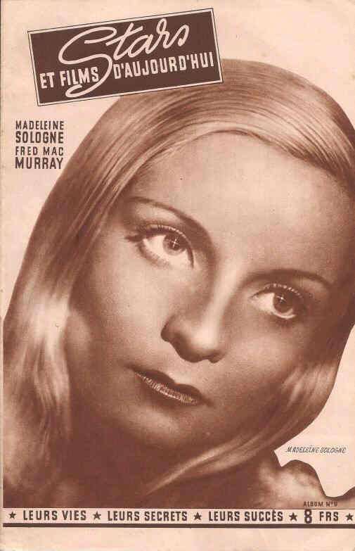STARS ET FILMS D AUJOURD HUI magazine side cover Issue 9 May 1946