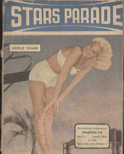 STARS PARADE magazine side cover August 1956