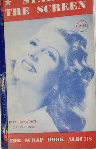 STARS OF THE SCREEN magazine side cover  1949