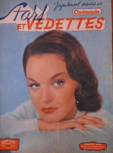 STARS ET VEDETTES magazine side cover Issue 23  1950