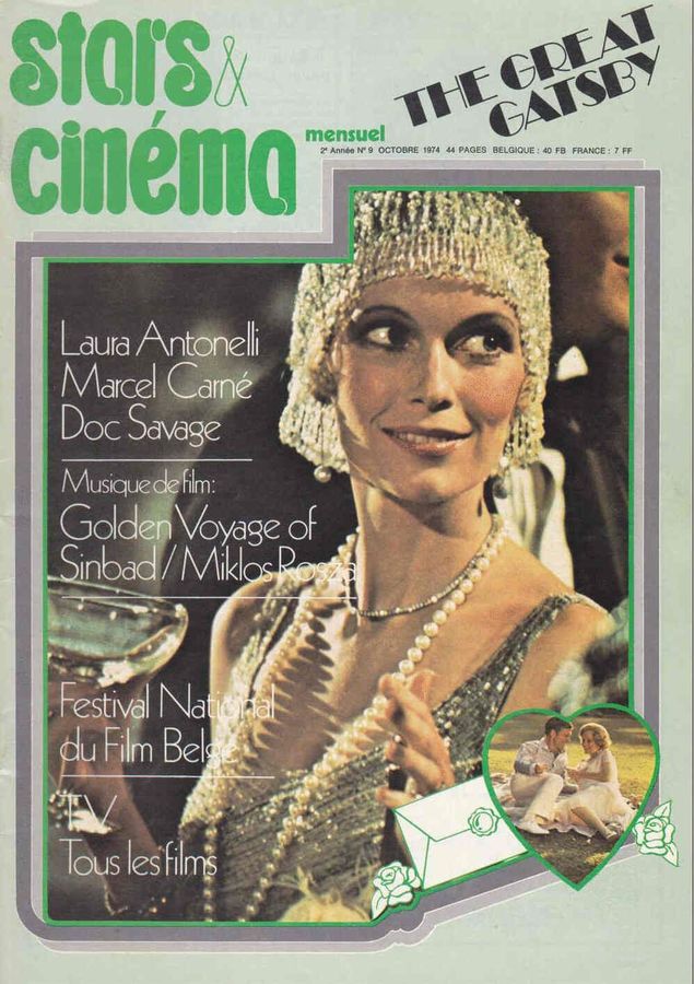 STARS AND CINEMA magazine side cover  October 1974