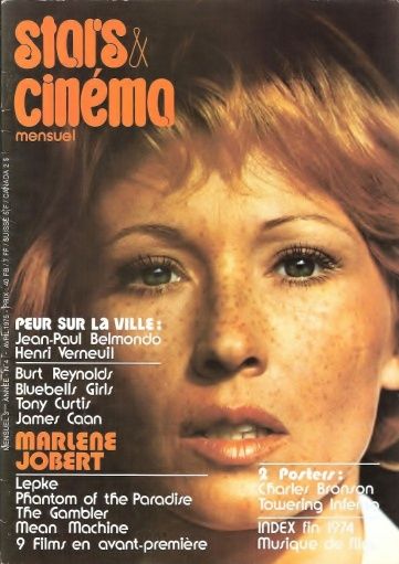 STARS AND CINEMA magazine side cover  April 1975