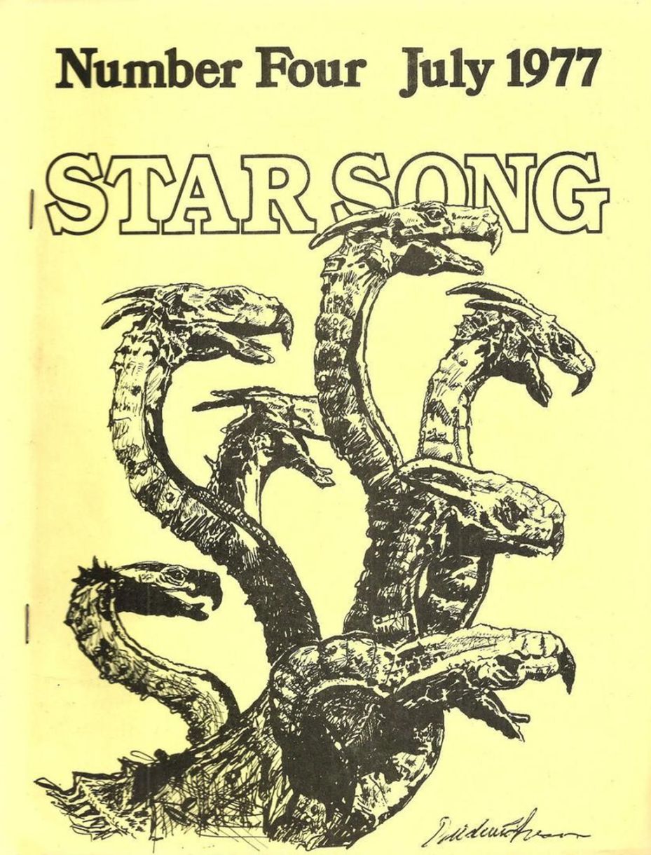 STAR SONG magazine side cover Issue 4  July 1977