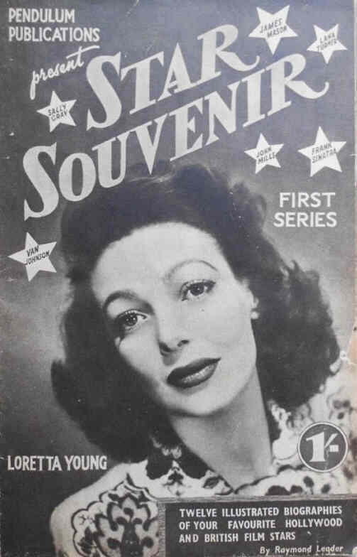 STAR SOUVENIR magazine side cover Issue 4  January 1947
