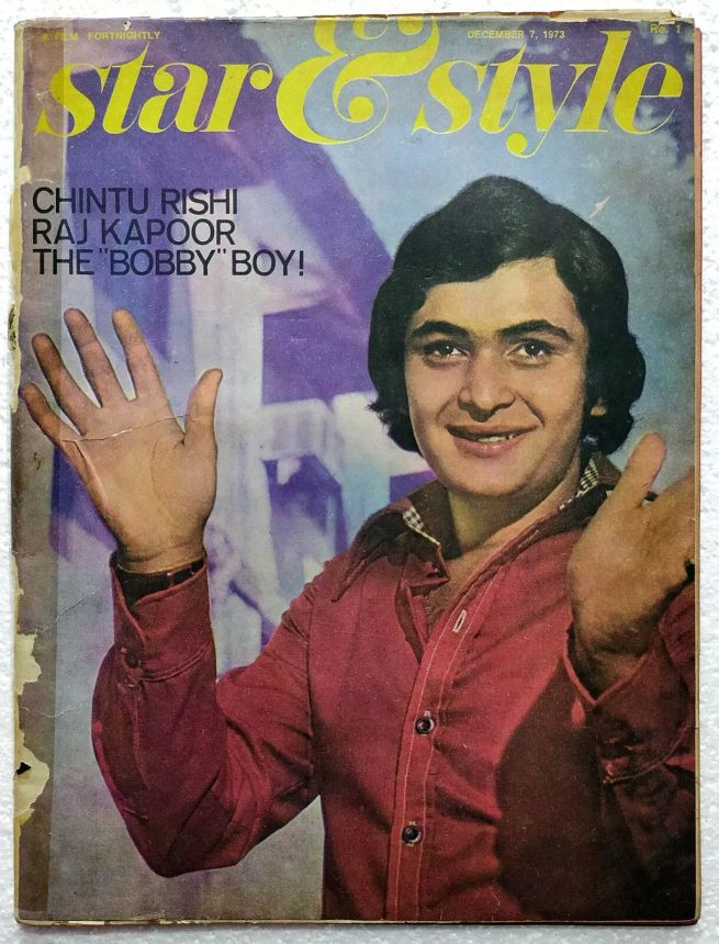 STAR AND STYLE magazine side cover 7 December 1973