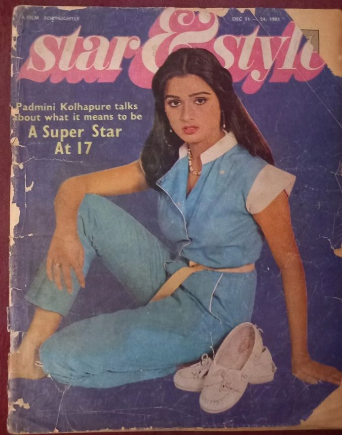 STAR AND STYLE magazine side cover 11 December 1981