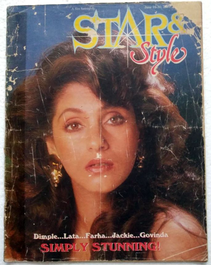 STAR AND STYLE magazine side cover 16 June 1989