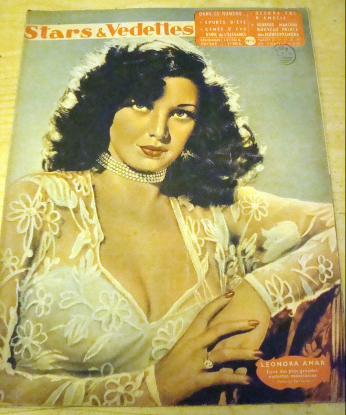 STARS ET VEDETTES magazine side cover Issue 8  1948