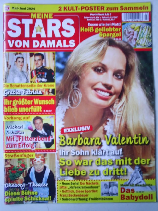 MEINE STARS VON DAMALS magazine side cover  May/June 2024