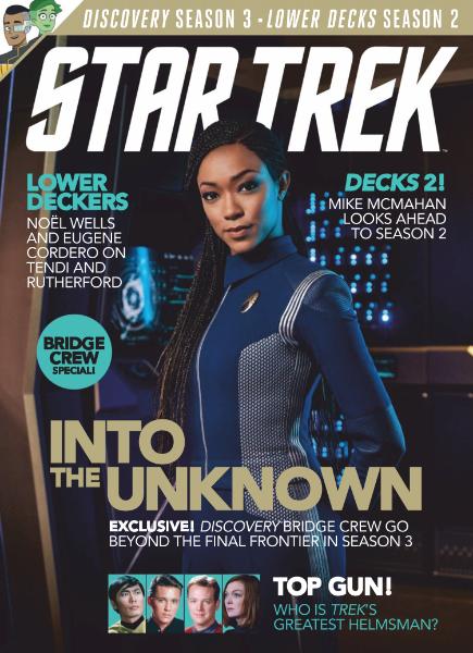 STAR TREK MAGAZINE (USA) magazine side cover Issue 77  November/December 2020