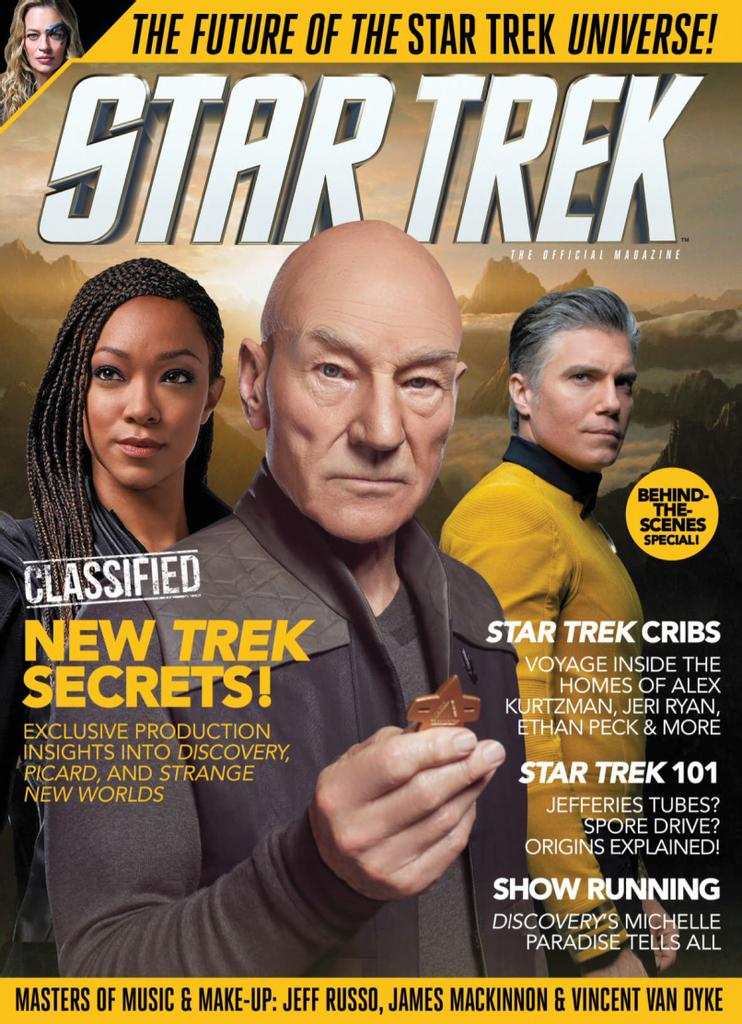 STAR TREK MAGAZINE (USA) magazine side cover Issue 78  January/February 2021