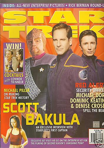 STAR TREK MAGAZINE (UK) magazine side cover Issue 104 May 2003
