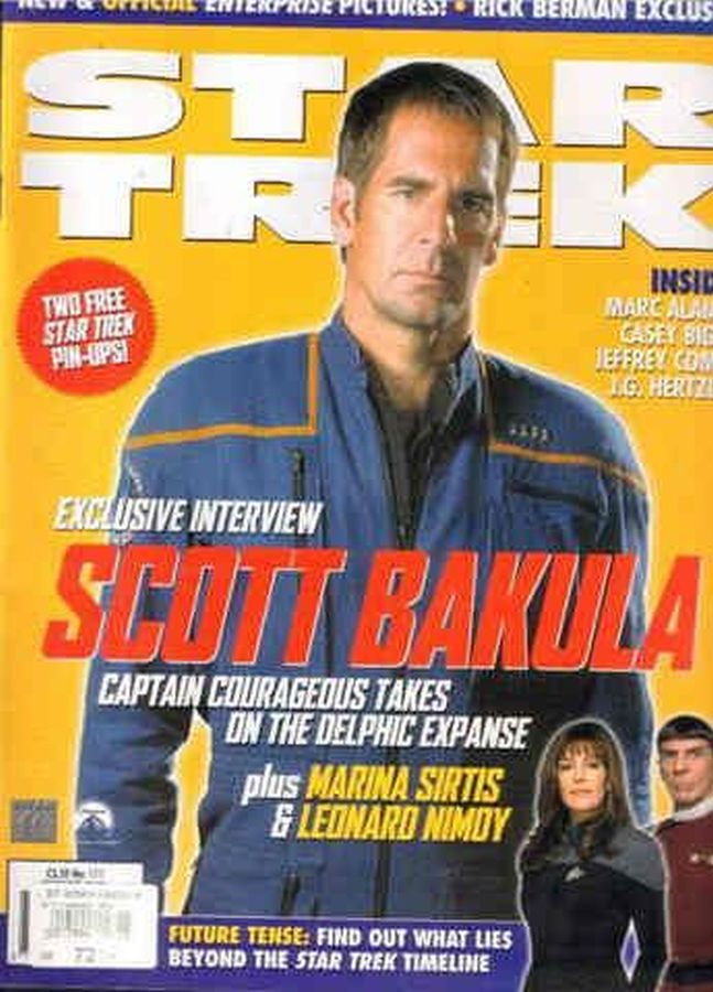 STAR TREK MAGAZINE (UK) magazine side cover Issue 111 December 2003
