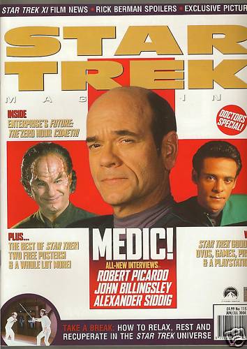 STAR TREK MAGAZINE (UK) magazine side cover Issue 115 June/July 2004
