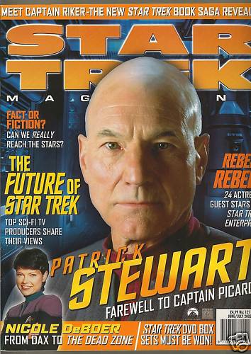 STAR TREK MAGAZINE (UK) magazine side cover Issue 121 June/July 2005