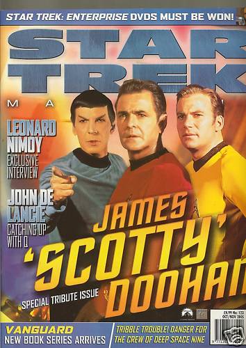 STAR TREK MAGAZINE (UK) magazine side cover Issue 123 October/November 2005