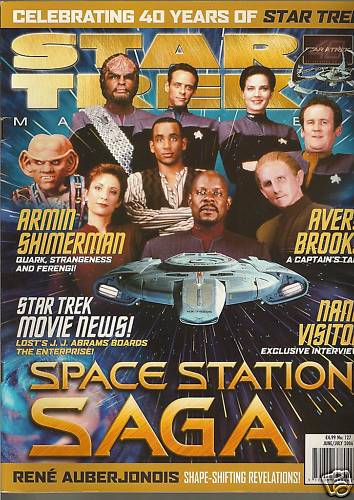 STAR TREK MAGAZINE (UK) magazine side cover Issue 127 June/July 2006