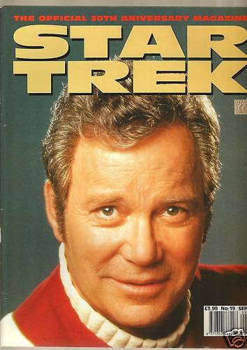 STAR TREK MAGAZINE (UK) magazine side cover Issue 19 September 1996