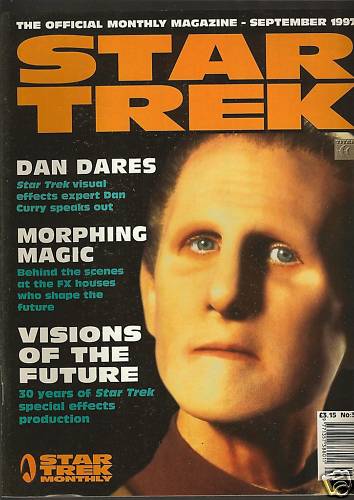 STAR TREK MAGAZINE (UK) magazine side cover Issue 31 September 1997