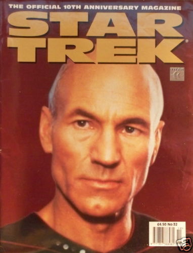 STAR TREK MAGAZINE (UK) magazine side cover Issue 32 October 1997