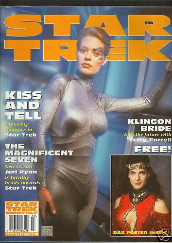 STAR TREK MAGAZINE (UK) magazine side cover Issue 37 March 1998