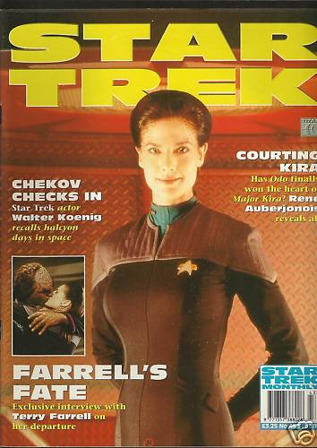 STAR TREK MAGAZINE (UK) magazine side cover Issue 43 September 1998