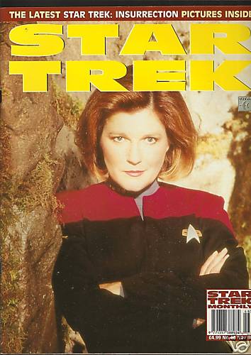 STAR TREK MAGAZINE (UK) magazine side cover Issue 46 November 1998
