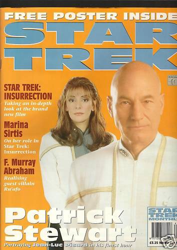 STAR TREK MAGAZINE (UK) magazine side cover Issue 48 January 1999