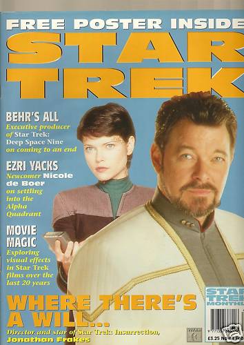 STAR TREK MAGAZINE (UK) magazine side cover Issue 49 February 1999