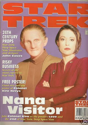 STAR TREK MAGAZINE (UK) magazine side cover Issue 52 May 1999