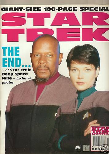 STAR TREK MAGAZINE (UK) magazine side cover Issue 54 July 1999