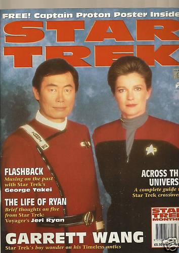 STAR TREK MAGAZINE (UK) magazine side cover Issue 55 August 1999