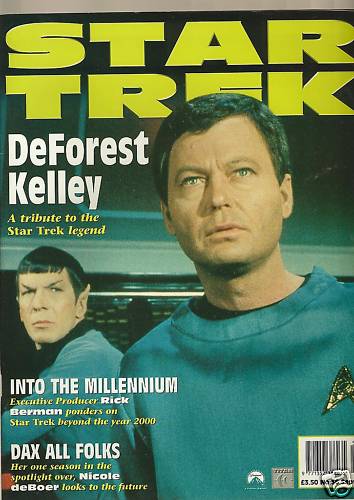 STAR TREK MAGAZINE (UK) magazine side cover Issue 56 September 1999