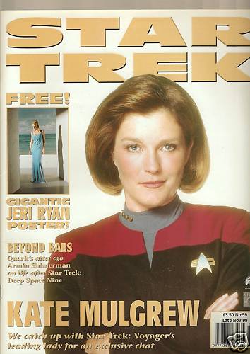 STAR TREK MAGAZINE (UK) magazine side cover Issue 59 November 1999