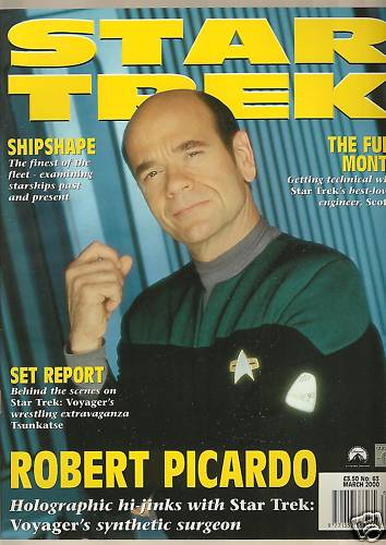 STAR TREK MAGAZINE (UK) magazine side cover Issue 63 March 2000
