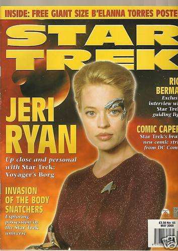 STAR TREK MAGAZINE (UK) magazine side cover Issue 65 May 2000