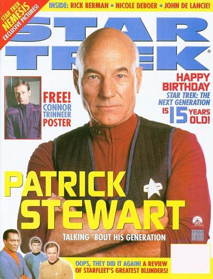 STAR TREK MAGAZINE (UK) magazine side cover Issue 97 October 2002