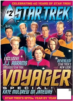 STAR TREK MAGAZINE (USA) magazine side cover Issue 2 November/December 2006