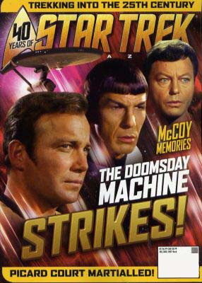 STAR TREK MAGAZINE (USA) magazine side cover Issue 6 July/August 2007
