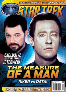 STAR TREK MAGAZINE (USA) magazine side cover Issue 8 November/December 2007
