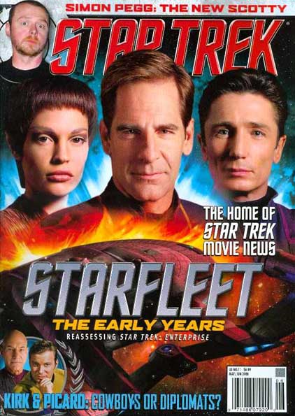 STAR TREK MAGAZINE (USA) magazine side cover Issue 11 May/June 2008