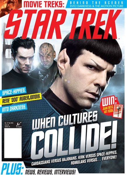 STAR TREK MAGAZINE (USA) magazine side cover Issue 47 Fall 2013