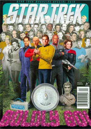 STAR TREK MAGAZINE (USA) magazine side cover  Special December 2014