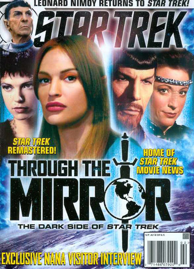 STAR TREK MAGAZINE (USA) magazine side cover Issue 15 January/February 2009