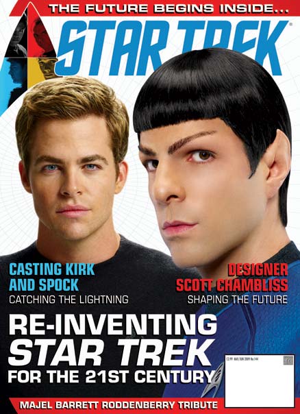 STAR TREK MAGAZINE (USA) magazine side cover Issue 17 May 2009