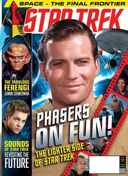 STAR TREK MAGAZINE (USA) magazine side cover Issue 21 September/October 2009